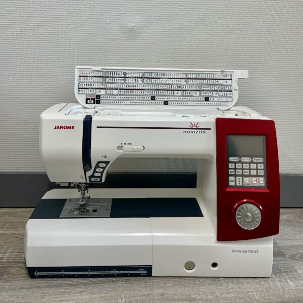Brukt Janome Memory Craft Horizon 7700 QCP - cirka 15 år gammel