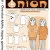Onion 20046 - Oversize kjoler, topper og tights