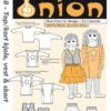 Onion 20048 - Topp/kort kjole, vest og skjørt (2-10 år)