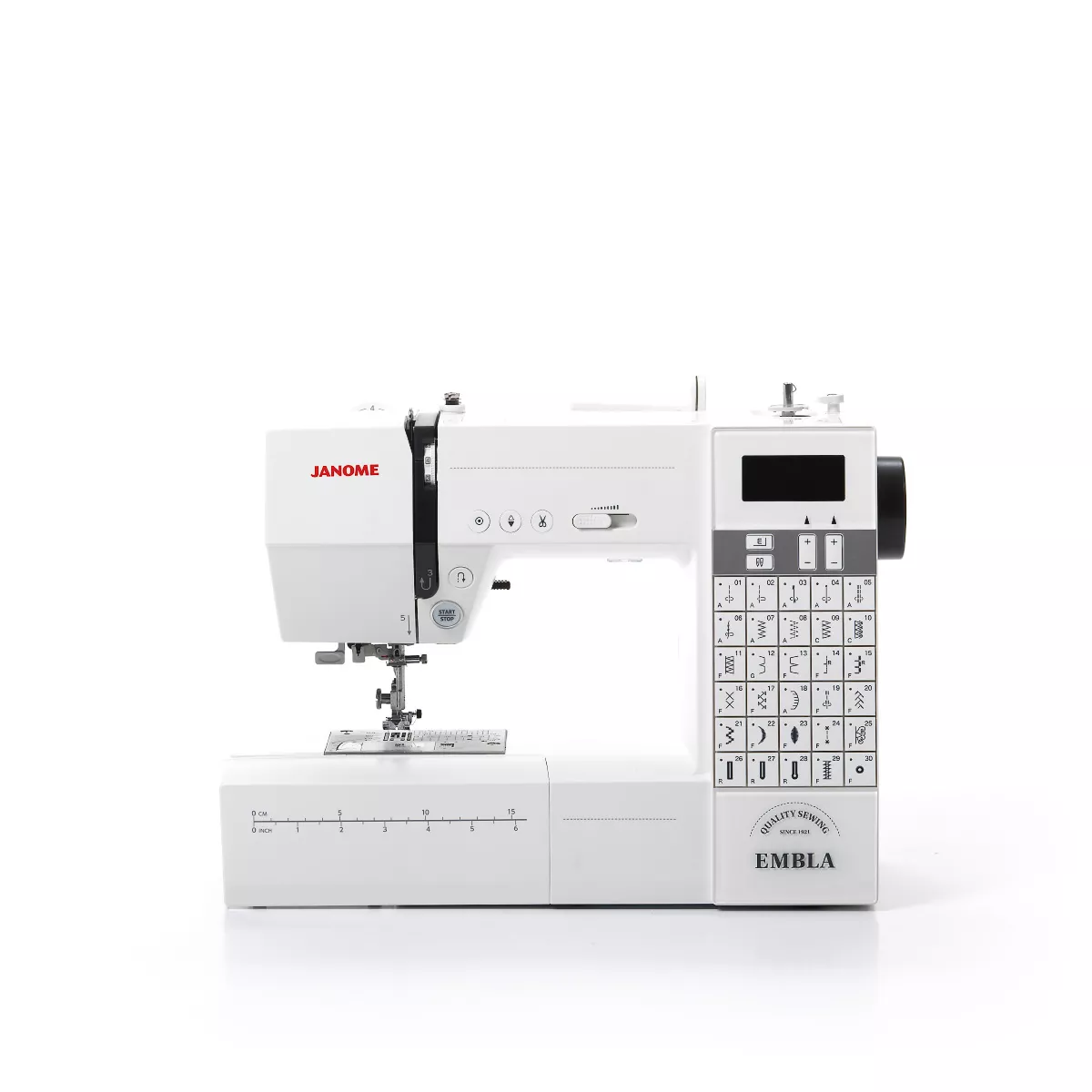 Janome Embla - med gratis bonuspakke