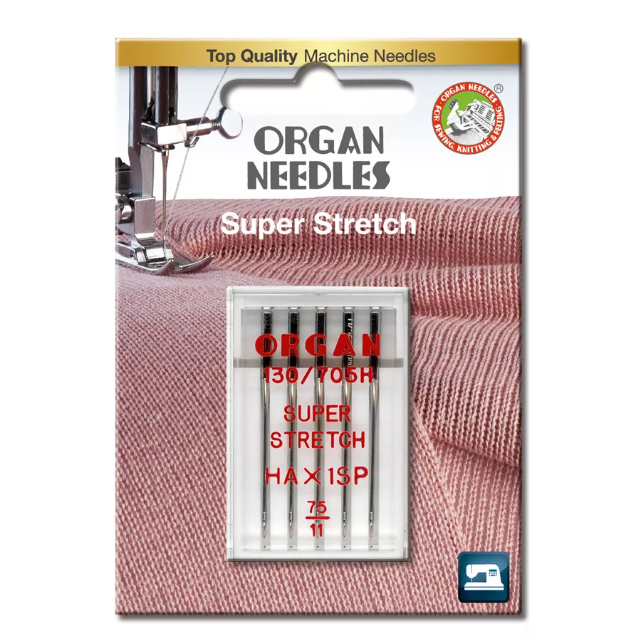 Organ superstretch HAx1SP 75 overlock nål