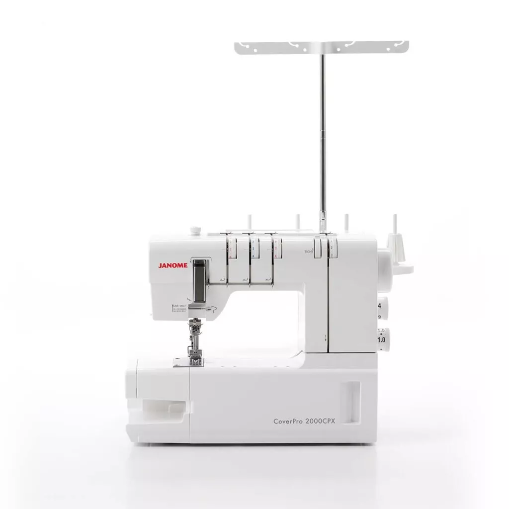 Janome Cover Pro 2000CPX coversømsmaskin til falder på strikkestoff