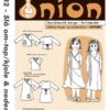 Onion 20032 - Omslagstopp /-kjole i stretchstoff og skjørt