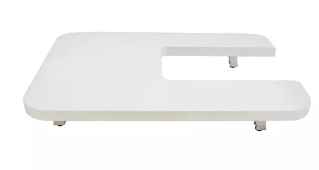 Sybord hvitt til Janome 1600QCP, MC6600 og HD9