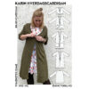 Karin hverdagscardigan (XXS - 4XL)
