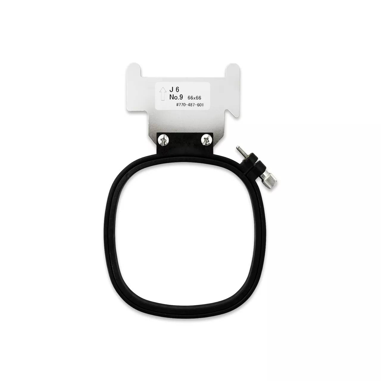 Broderiramme J6 66x66 mm med skrue til høyre, Janome MB4/MB7