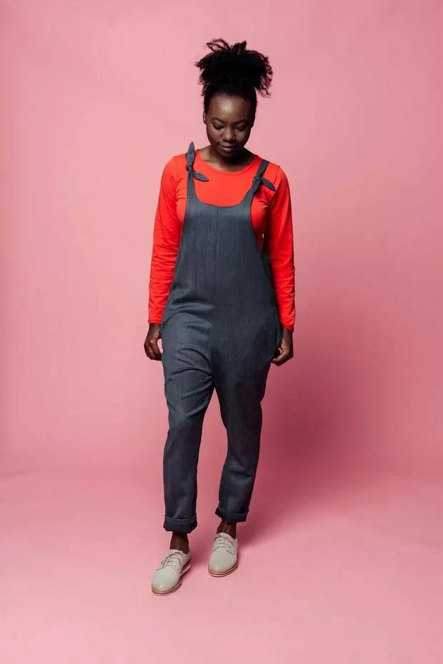 Melilot Britt Dungaree – symønster til selebukse for voksne