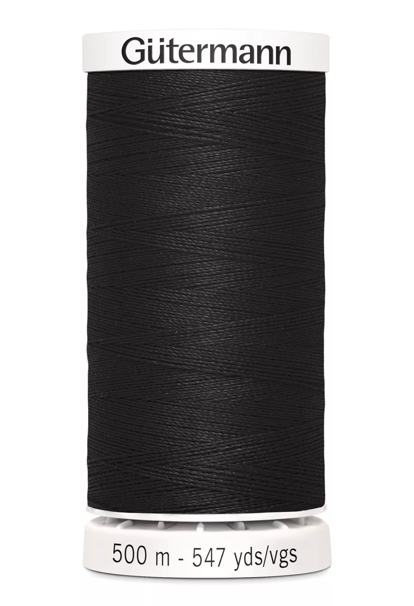 Gutermann No. 100 -Alle stoffers tråd- 500 M farge 0