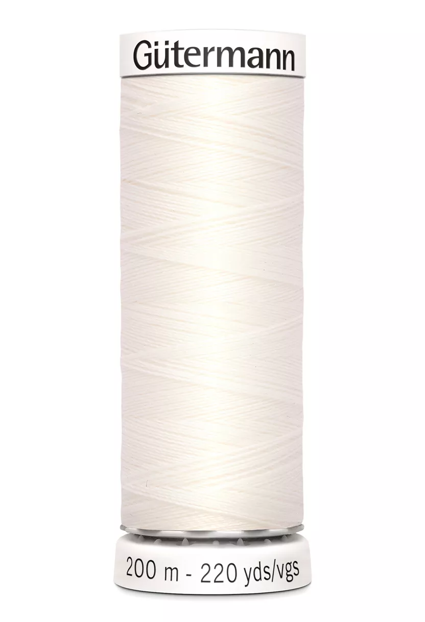 Gutermann No. 100 -Alle stoffers tråd- 200 M farge 111