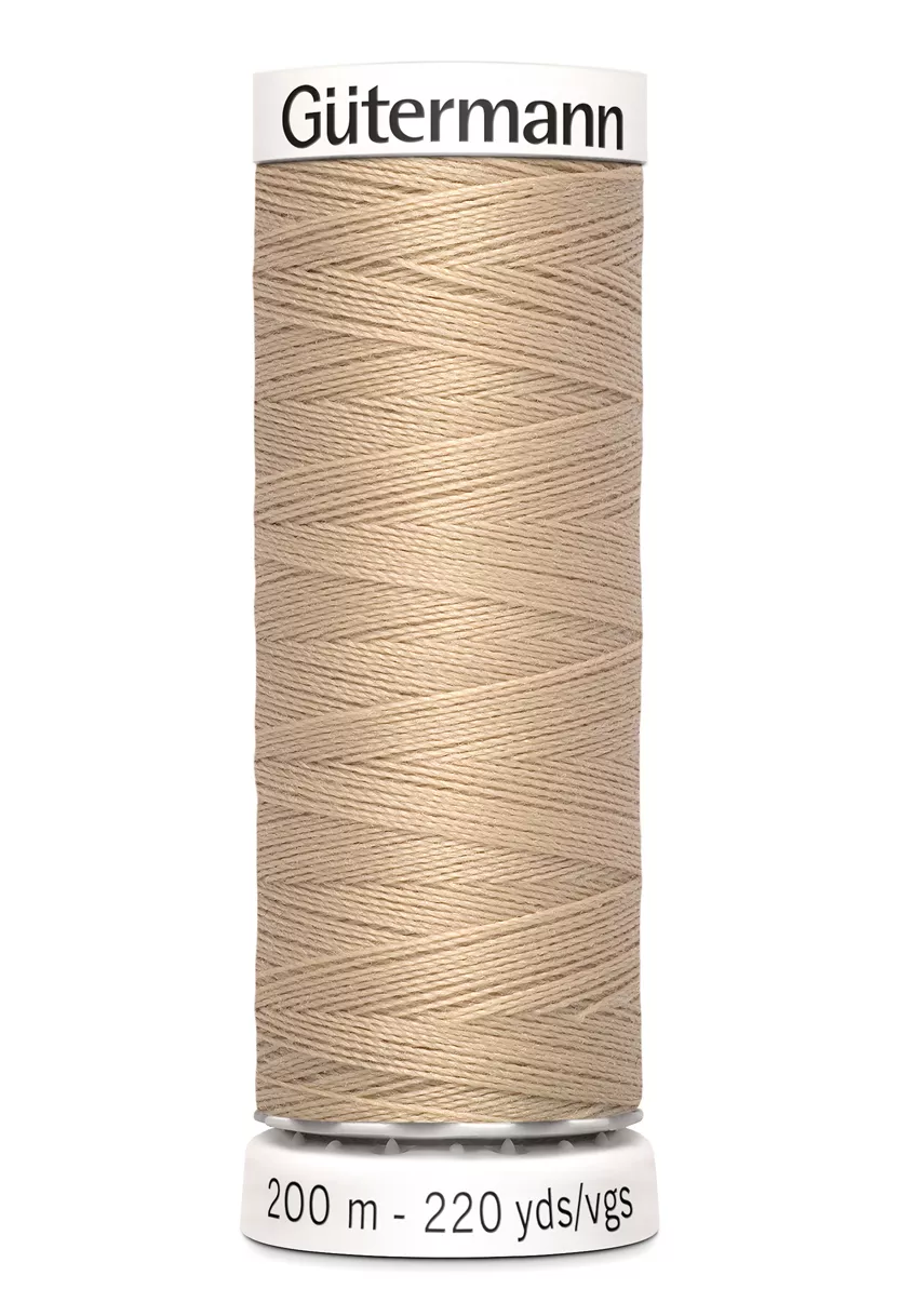 Gutermann No. 100 -Alle stoffers tråd- 200 M farge 186