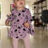 Jerseykjole med sving - barn (74-146) - Bilde 5