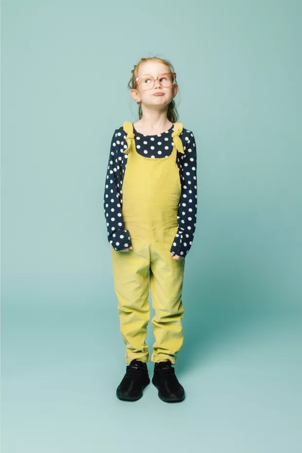 Britt mini fra Melilot – symønster til selebukse for barn