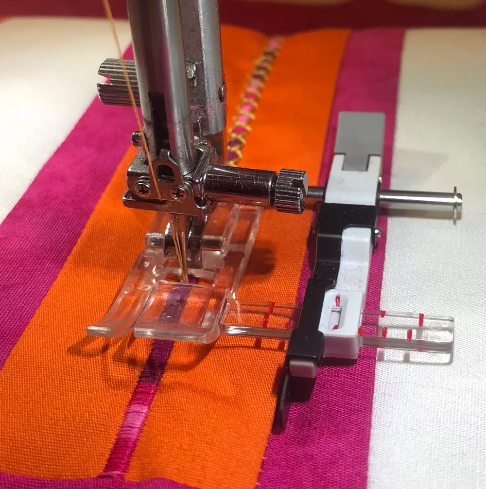 Kanteguidefot – trykkfot til Janome symaskin