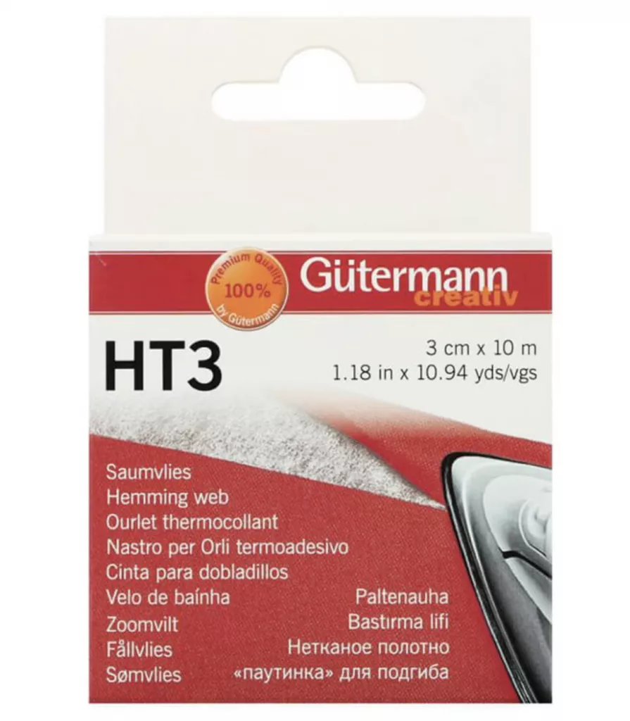 Gütermann HT3 Sømfix sømbånd, 3 cm x 10 m