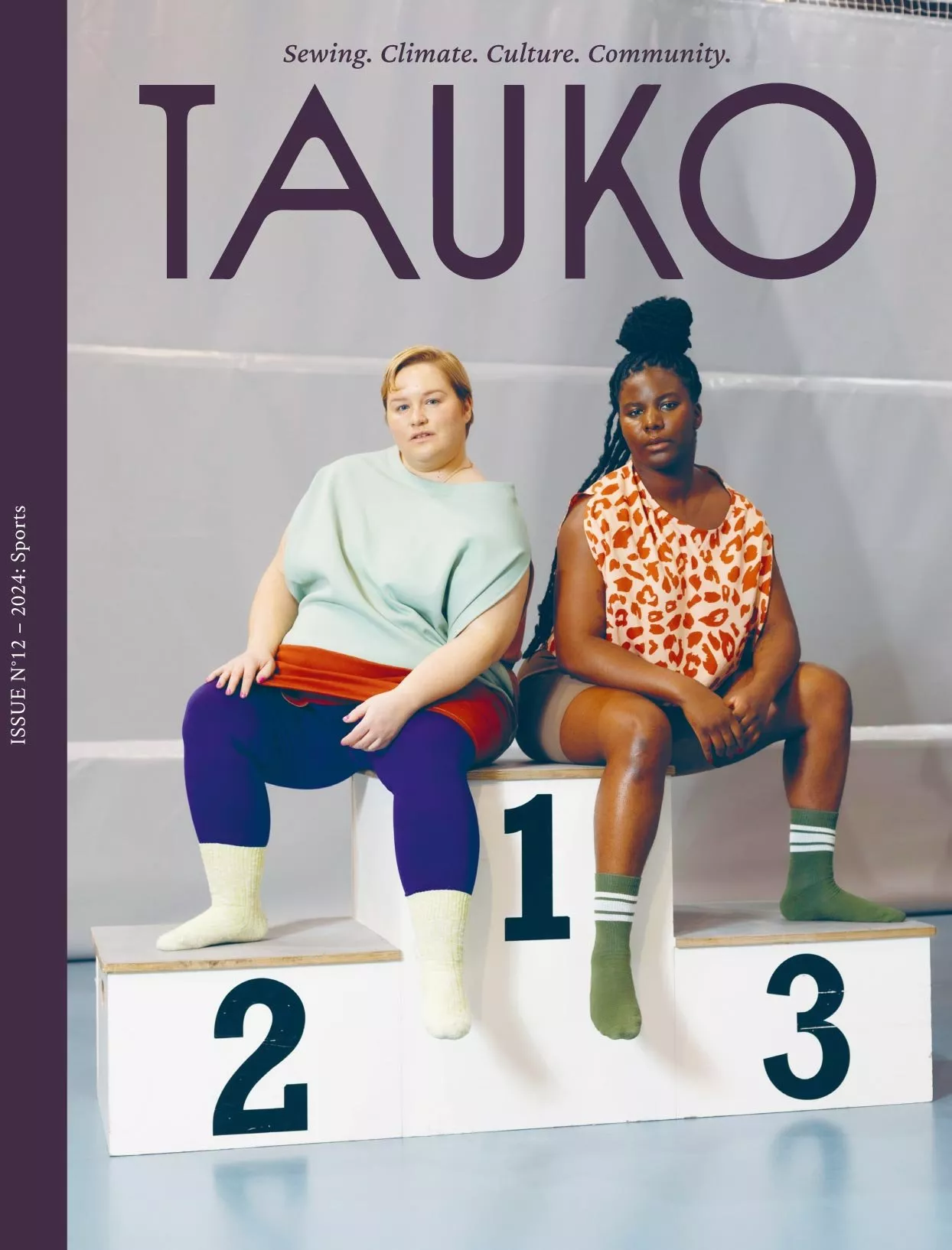 Tauko Magazine utgave 12 med symønstre til sportsklær
