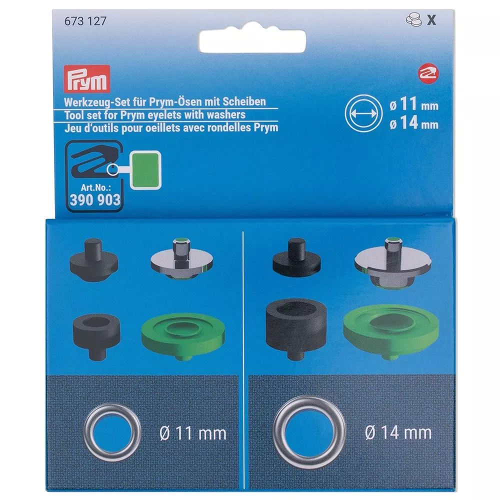 Prym Vario verktøysett maljer 11 + 14 mm