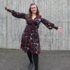 Wivi Wrap omslagskjole (XS – 4XL) - Bilde 2