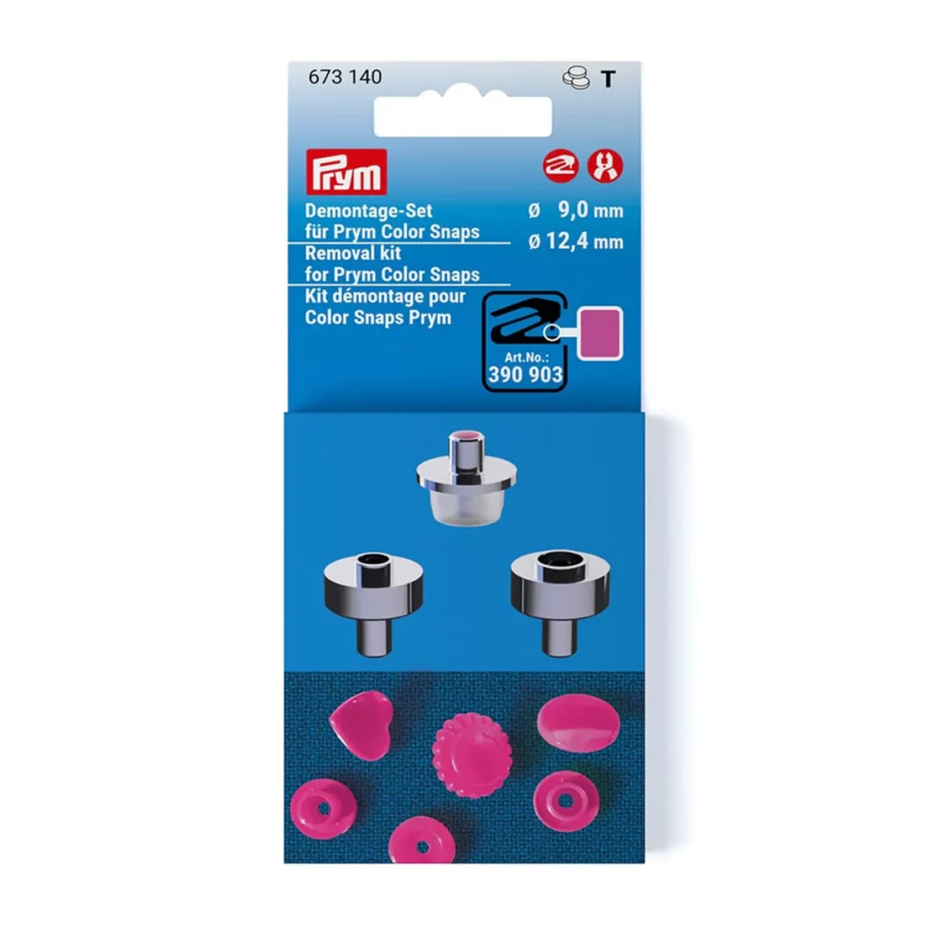 Prym Vario fjernesett for plastknapper 9 + 12,4 mm