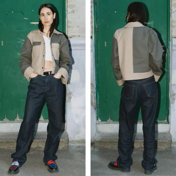 Topstitch vest + box sleeves - Bilde 9