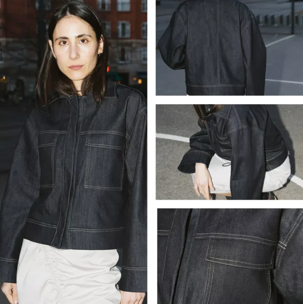 Topstitch vest + box sleeves - Bilde 8