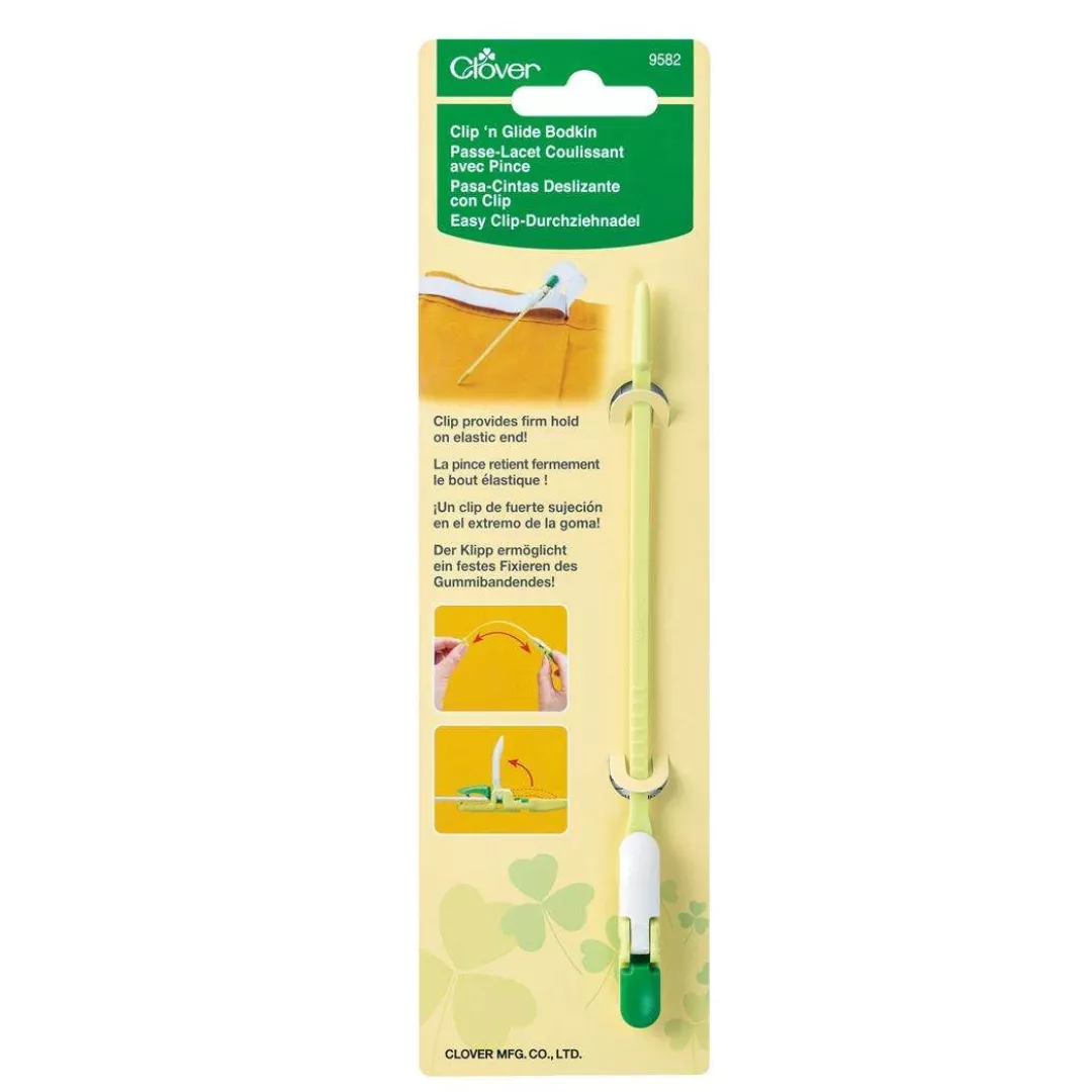 Clover Clip 'n Glide Bodkin trekkenål med klikkfeste