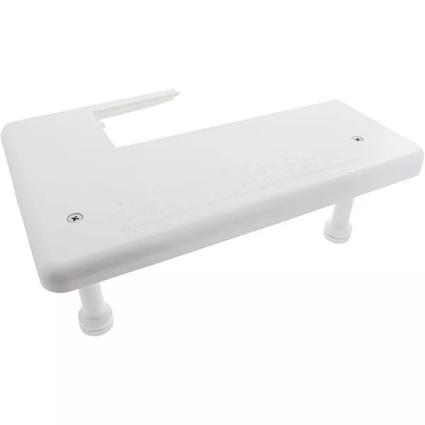 Sybord hvitt 30x20 cm til Janome Cover Pro