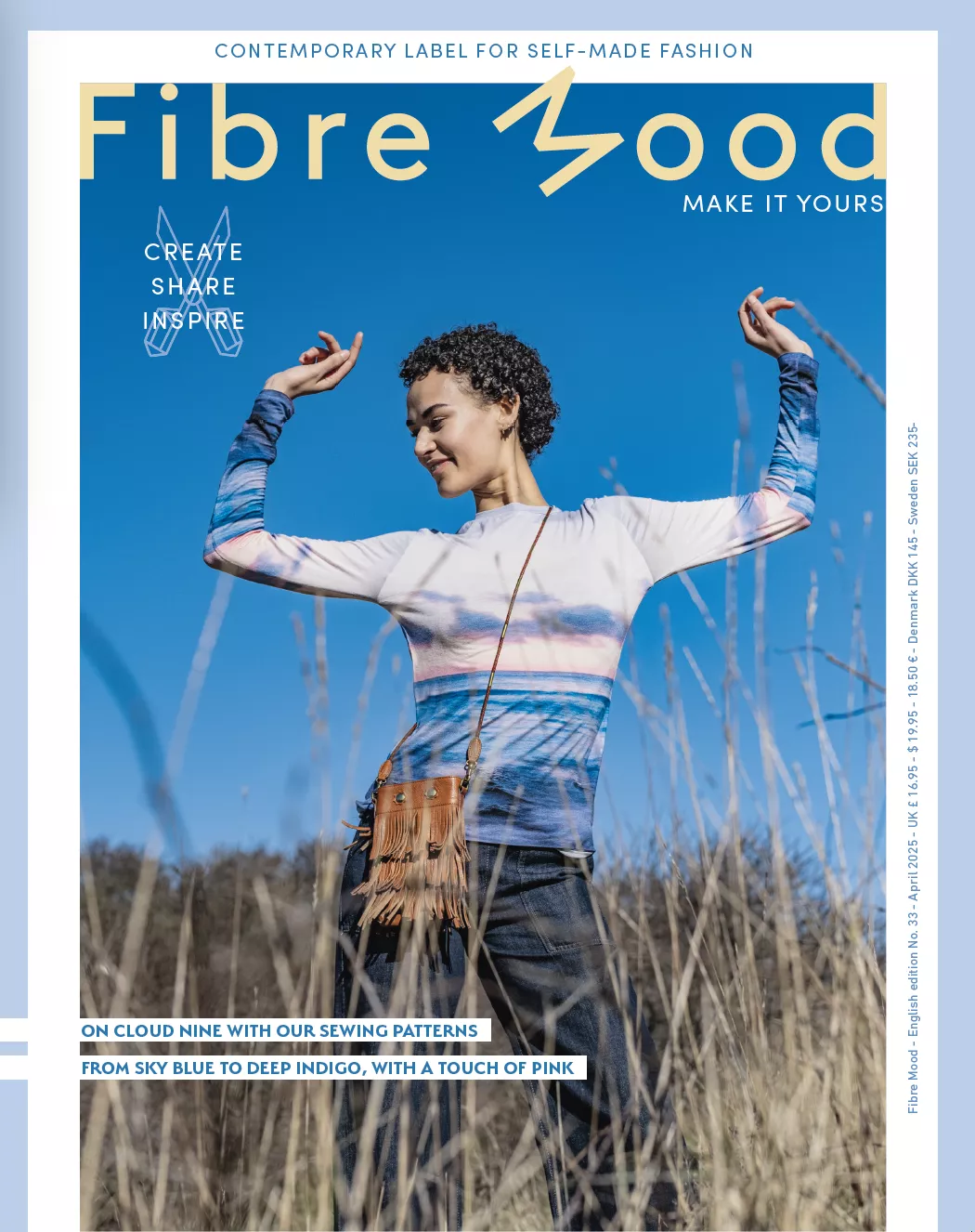 Fibre Mood 33 symagasin med vårmønstre