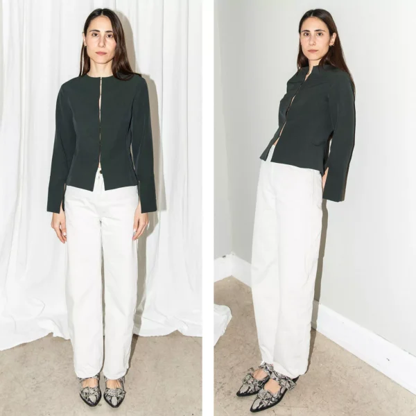 Silhouette blouse + trumpet sleeve - Bilde 6