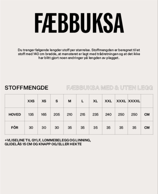 Fæbbuksa - Bilde 5