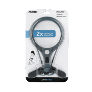 Carson ergonomisk lupelampe med LED-lys