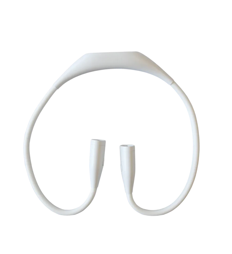 Oppladbar nakkelampe med LED-lys