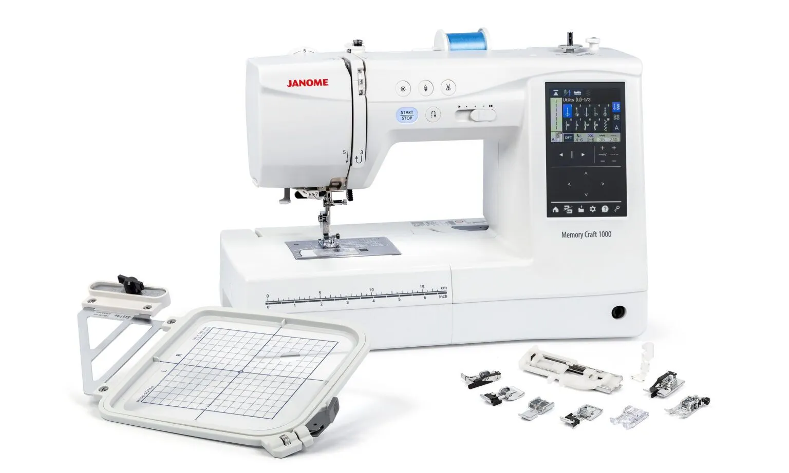 Janome Memory Craft 1000 sy- og broderimaskin - Bilde 4