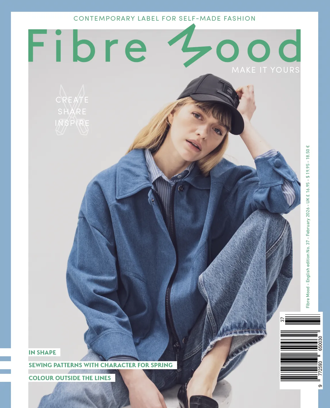 Fibre Mood 37 symagasin med vårmønstre