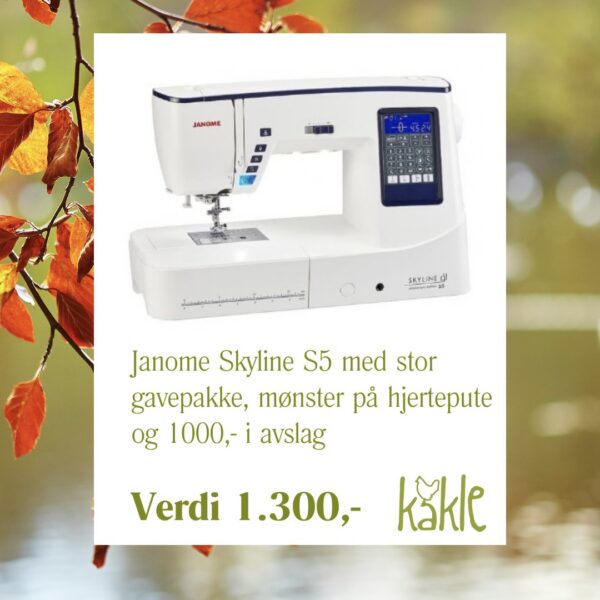 Kampanje - Janome Skyline S5 Anniversary Edition