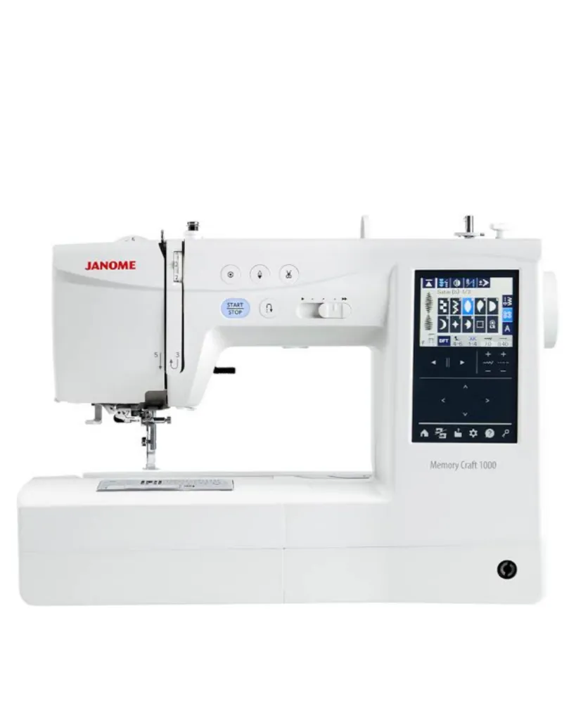 Janome Memory Craft 1000 sy- og broderimaskin